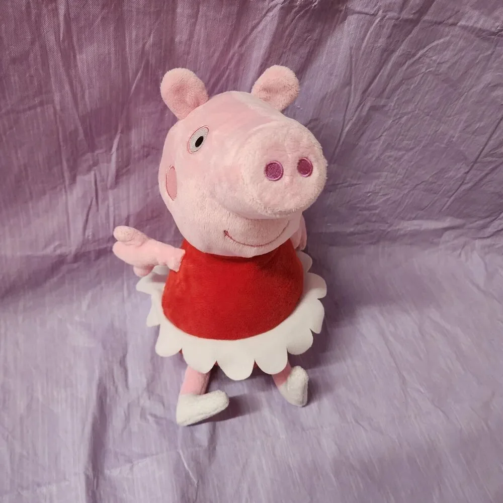 Vintage Peppa Pig 13.5 Inch Ballerina Character Plush 2003